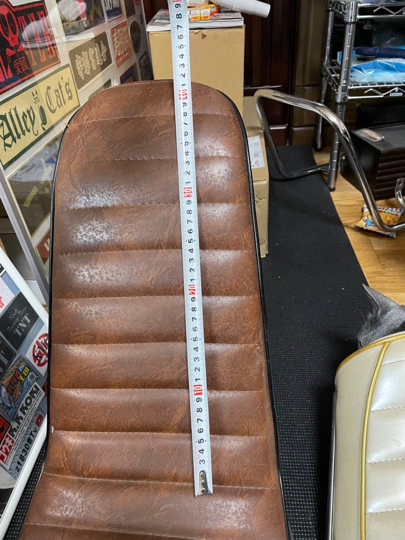 ホーク2 バブ　三段シート　模様入り　現在シート金具なし