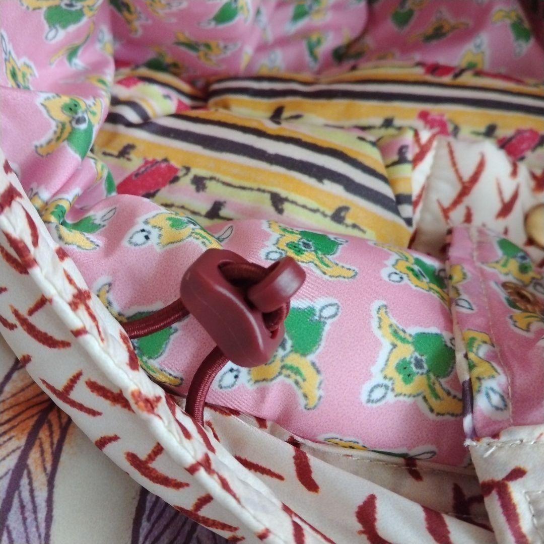 【ツモリチサト ニコアンド コラボ】未使用 タグ付き 中綿 ベスト 総柄