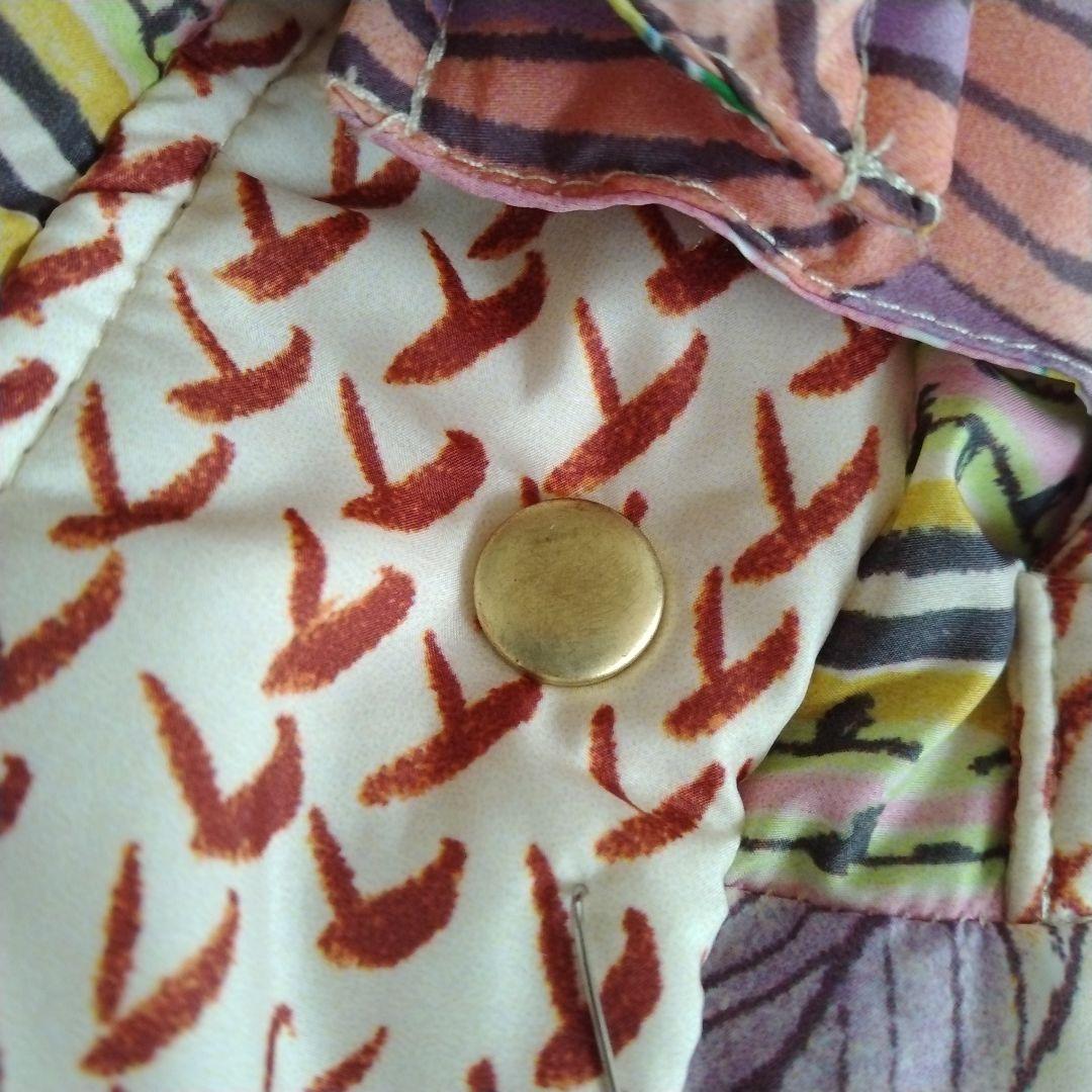 【ツモリチサト ニコアンド コラボ】未使用 タグ付き 中綿 ベスト 総柄