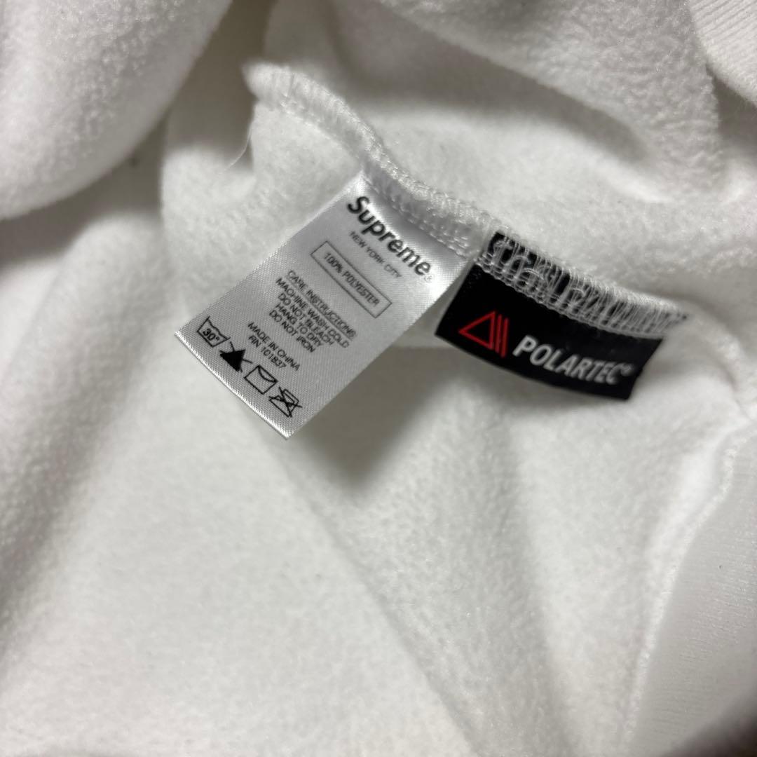 Supreme 19AW パネル ロゴ ポーラテック クルーネック フリース
