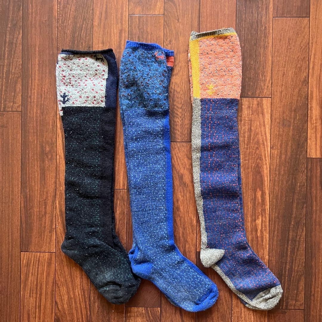 KAPITAL(キャピタル) 村ギャベ ロングソックス