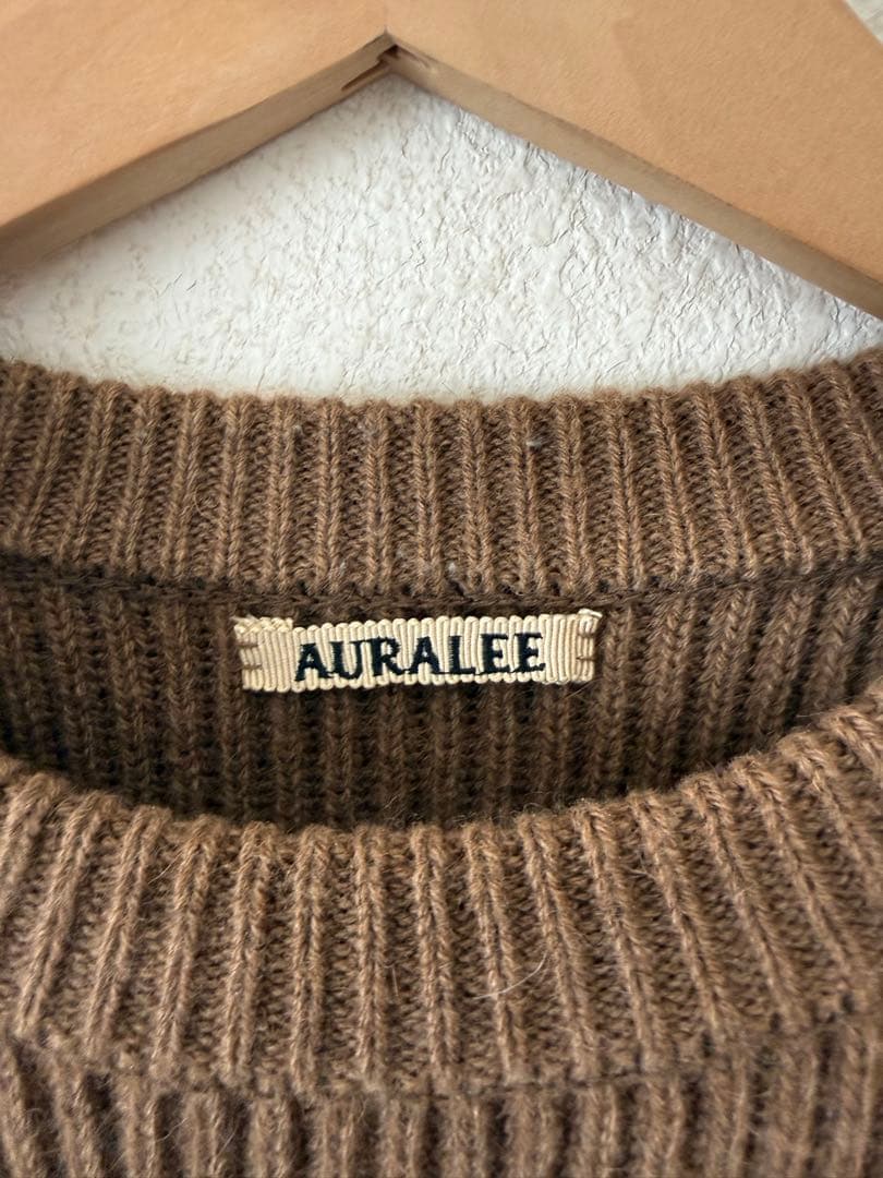 AURALEE ブラウン ニット セーター サイズ3