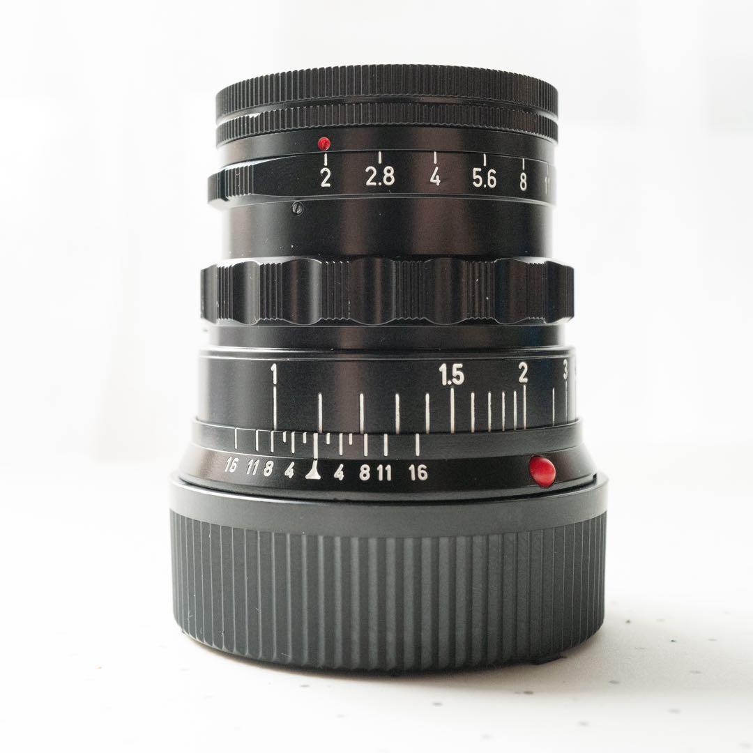 leica summicron 50mm rigid 前期 後塗ブラックペイント