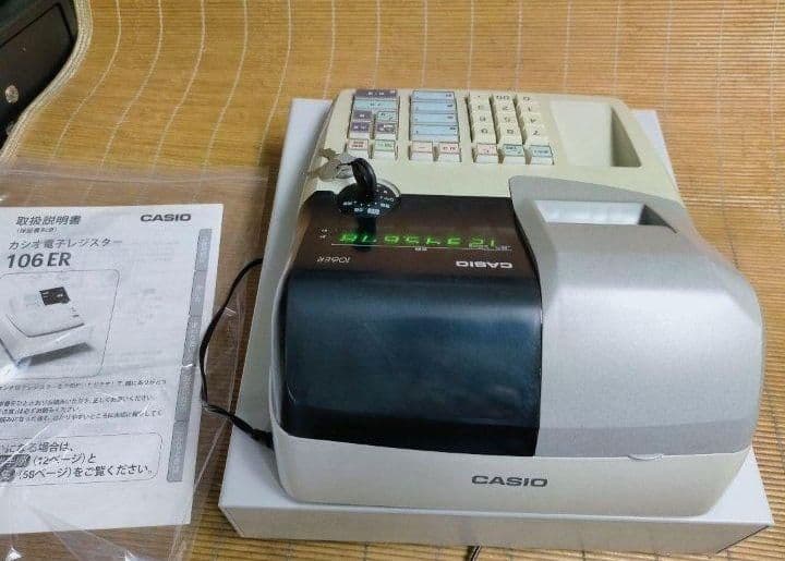カシオレジスター　106ER　簡単便利特殊　送料込　316429