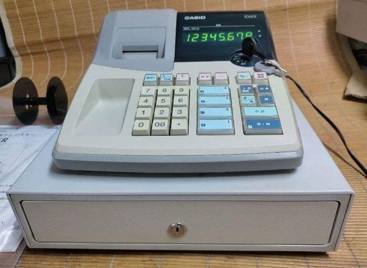 カシオレジスター　106ER　簡単便利特殊　送料込　316429