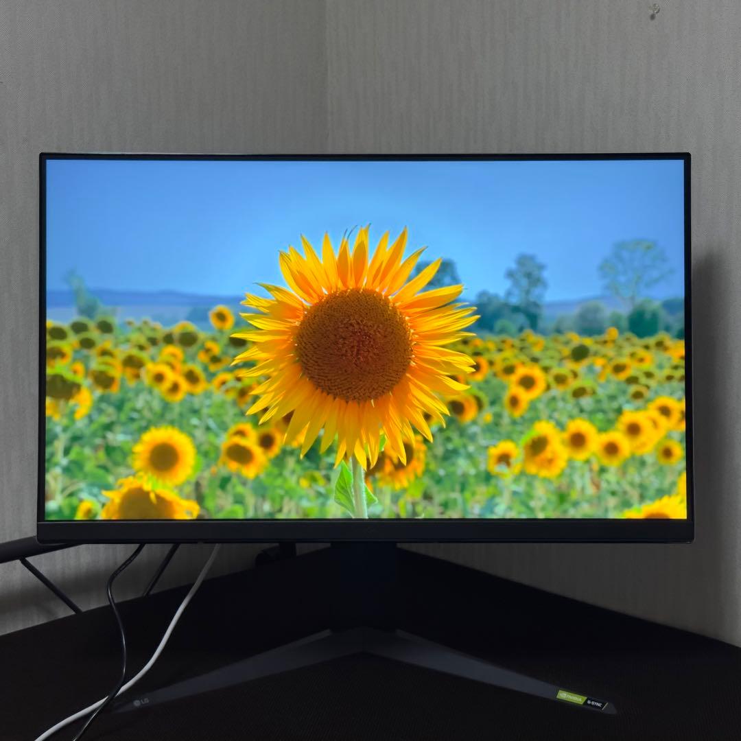 【美品】LG 32GR93U-B 31.5インチ 4K 144Hz