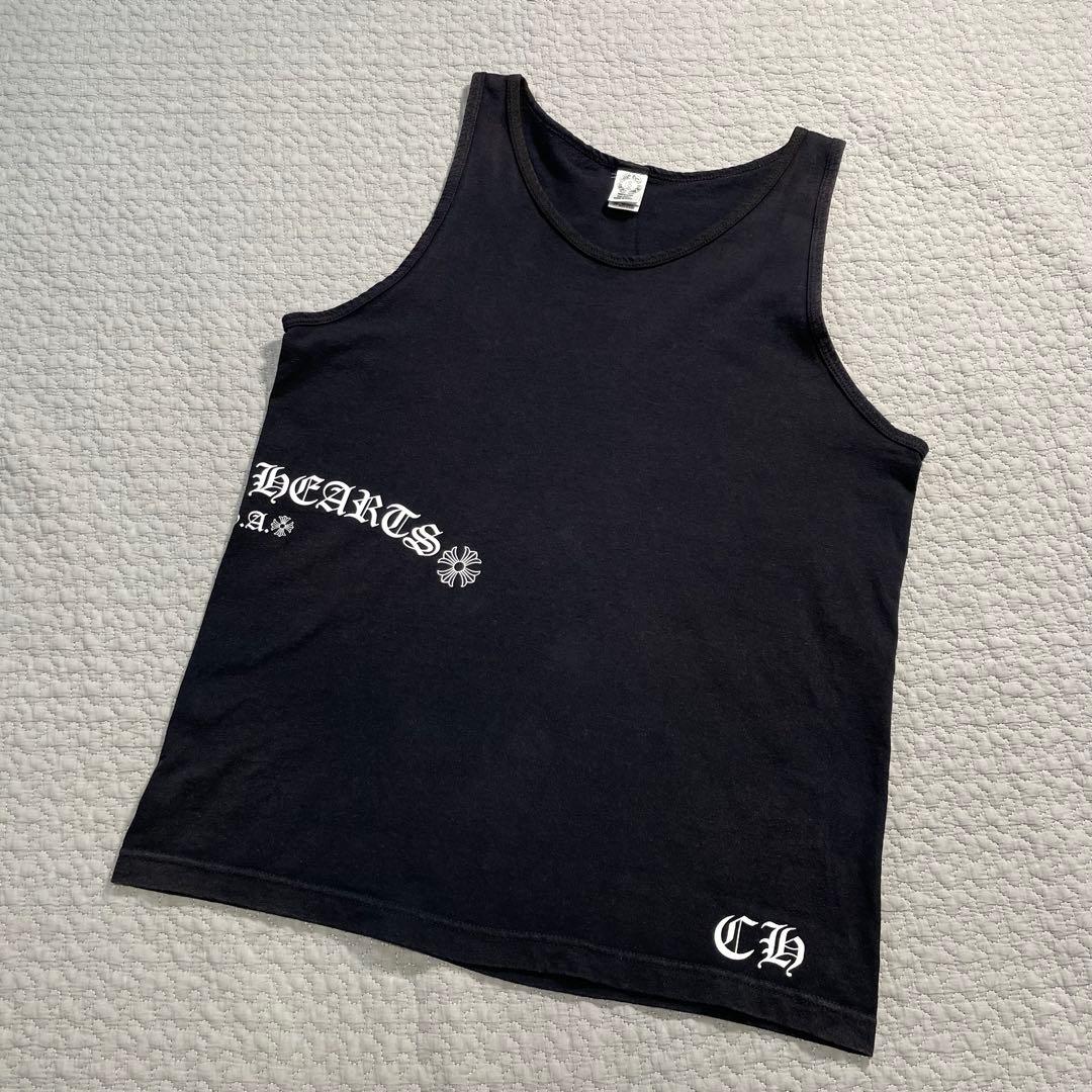 クロムハーツ オールド サイドアーチロゴ タンクトップ ブラック　M