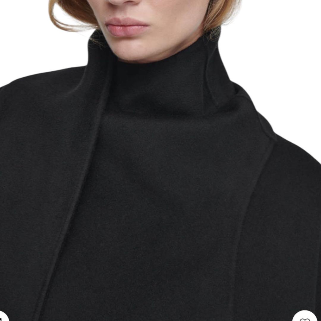 B534 COS ウールブレンドケープ　ブラック　美品