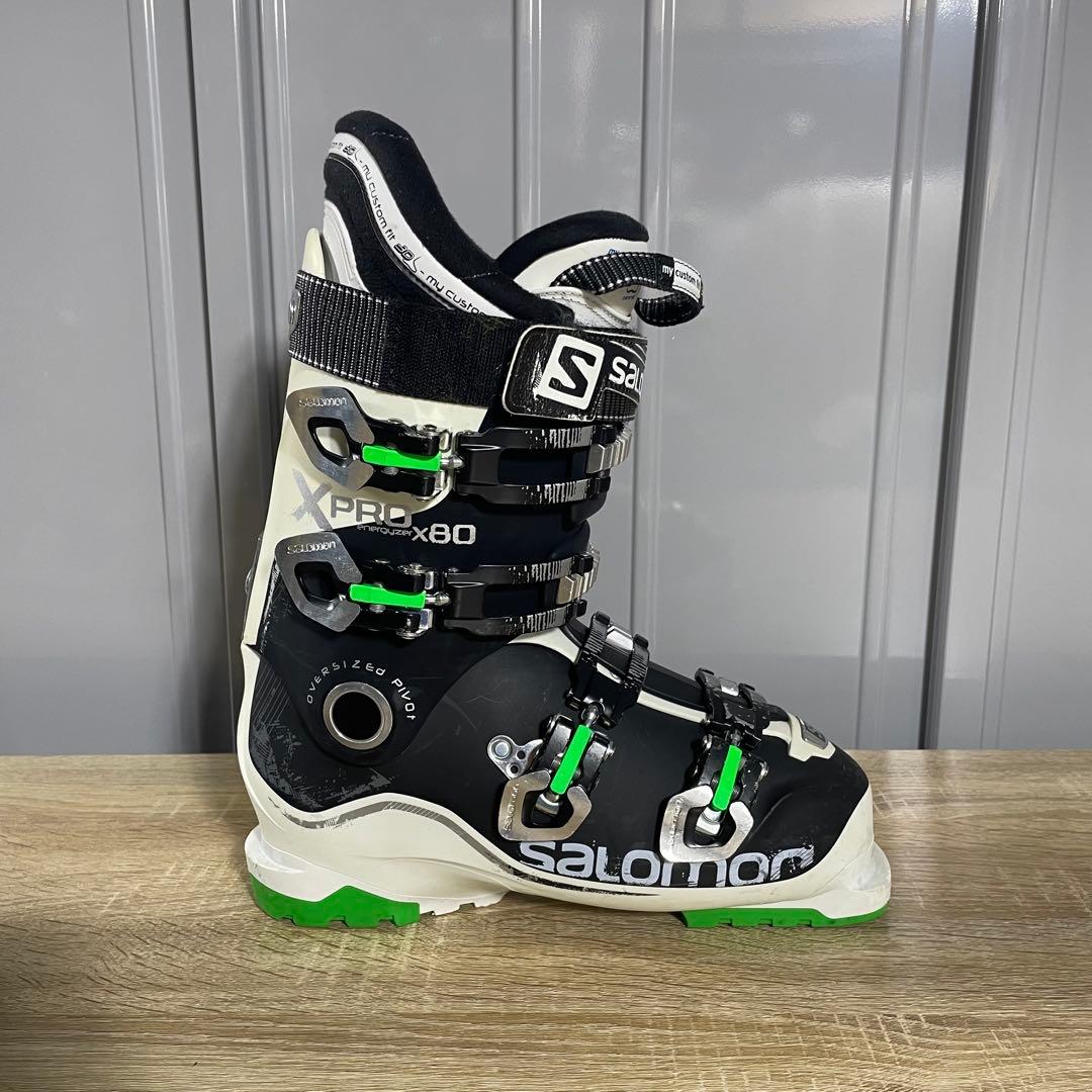 elan168cm SALOMON26/26.5cmストック付きスキーセット