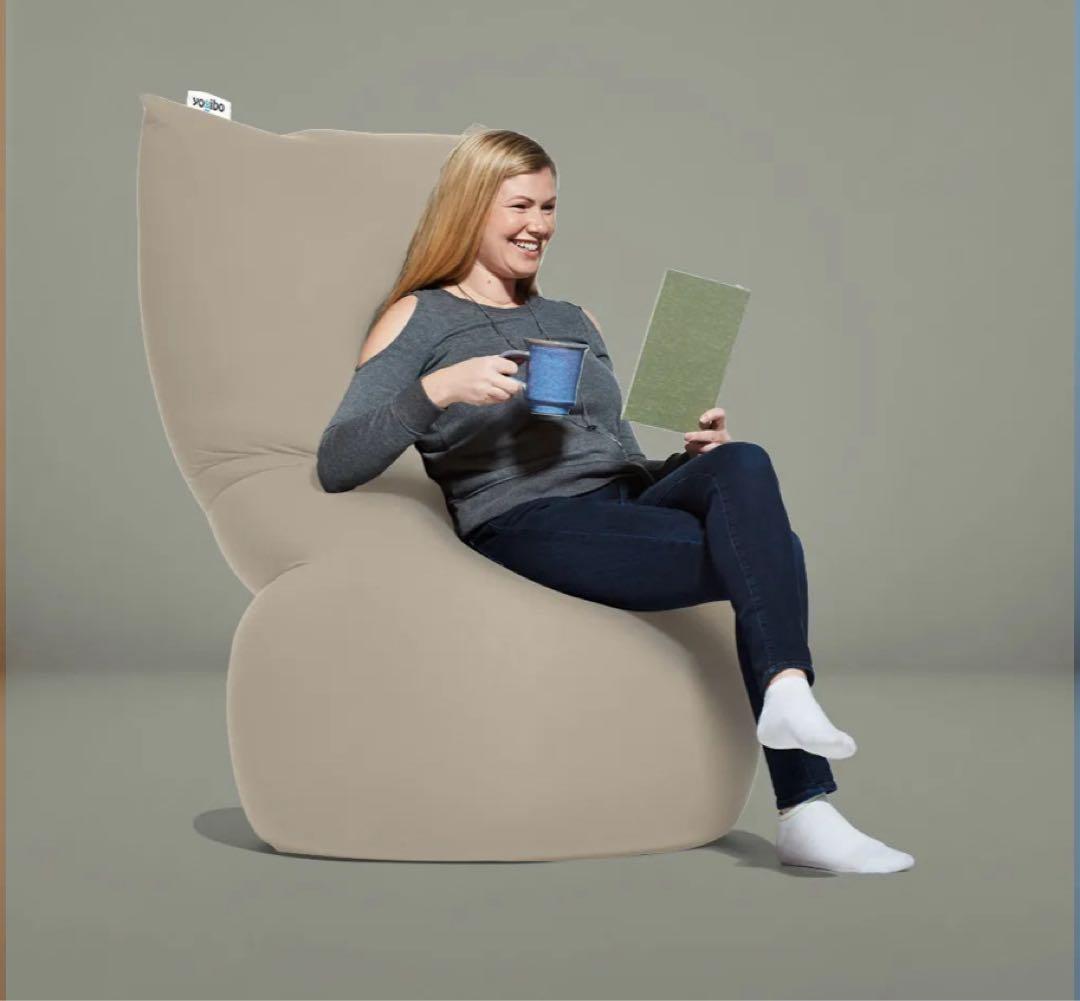 大幅お値下げ⭐︎Yogibo MAX⭐︎色ライトグレー⭐︎直接引き取り