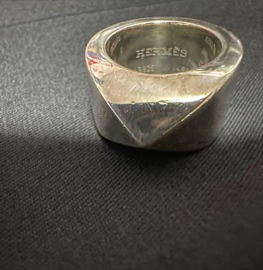 HERMES Medor メドール #50 10号　ヴィンテージ　リング