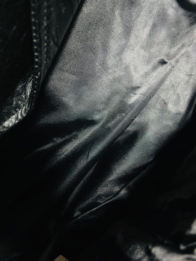 極限定 皮の但馬 ダブルライダース 本革レザー 水牛革 短丈 Lサイズ y2k