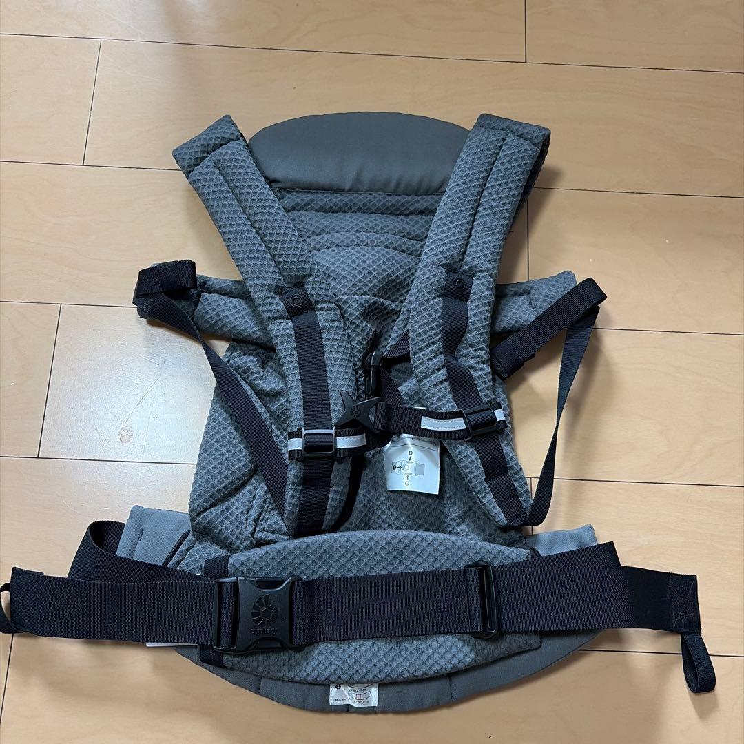 【最終値下げ】エルゴベビー 抱っこ紐 グレー メッシュ【早い者勝ち】