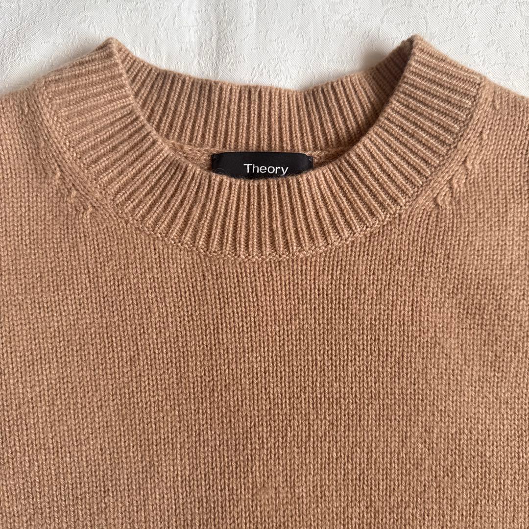 Theory セオリー　クルーネックプルオーバー カシミヤ100% セーター