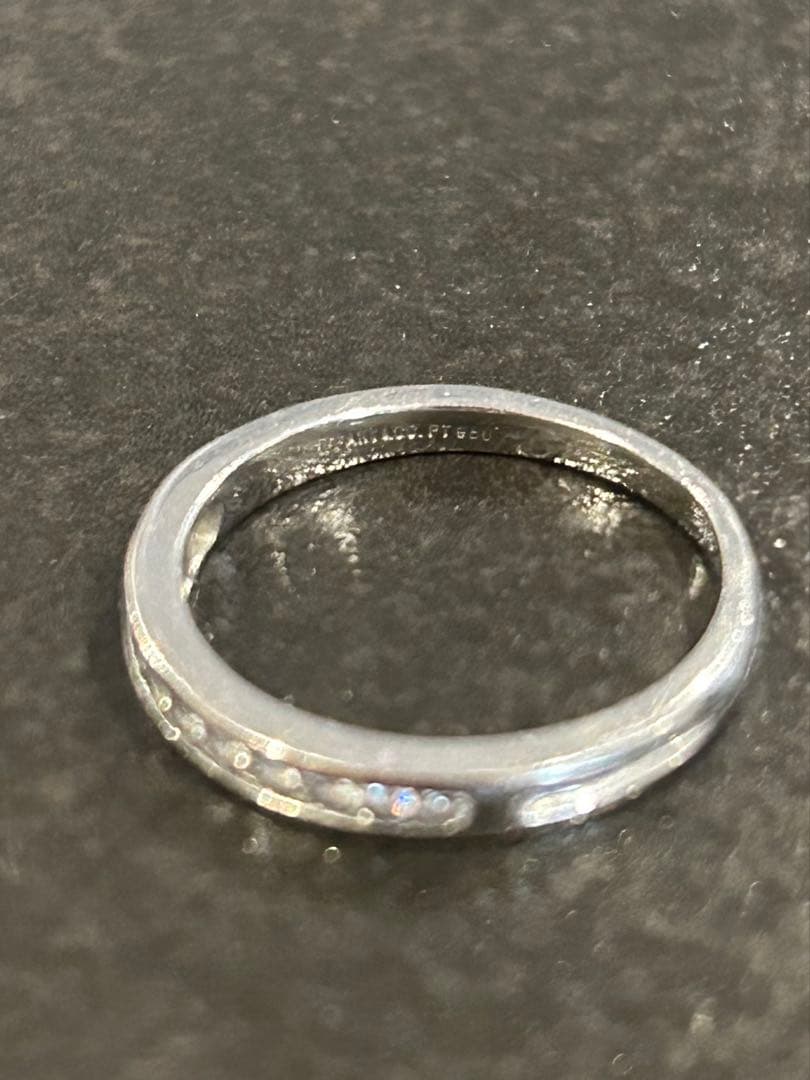 ティファニー　チャネルセッティング ダイヤモンド エタニティ リング Pt950