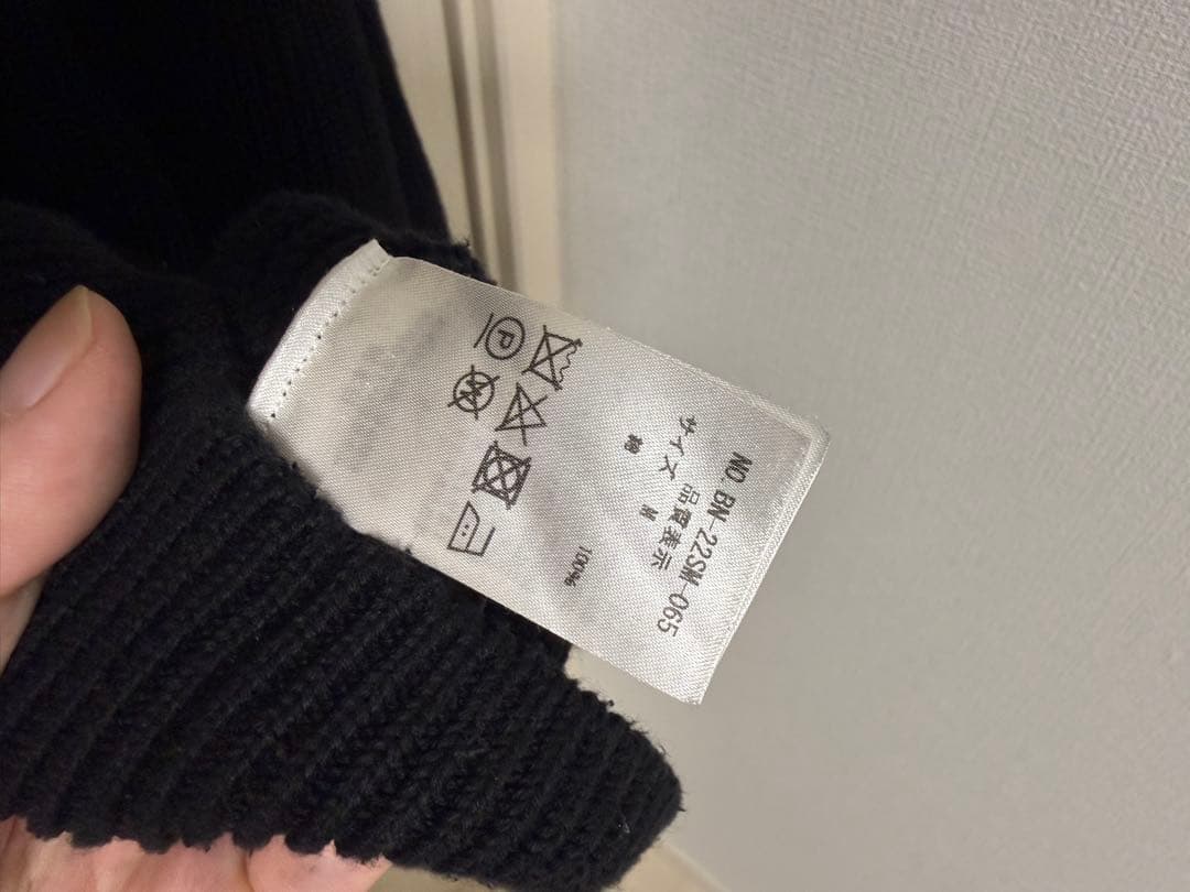 BATONER x L'ECHOPPE ハーフジップニット M バトナー