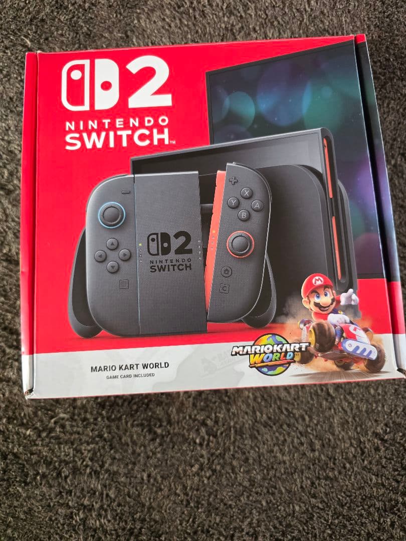 Nintendo Switch 2モデル マリオカート同梱