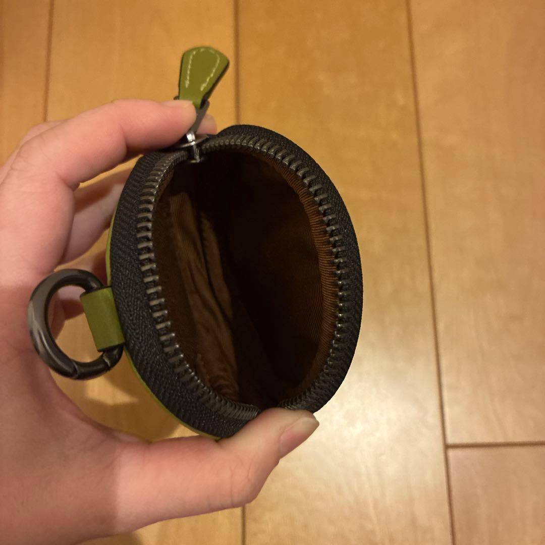 COACH グリーン レザー ショルダーバッグ