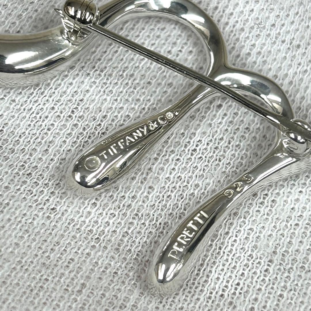 ティファニー　ブローチ　イニシャル　エム　m ピンバッチ　シルバー925 箱付き