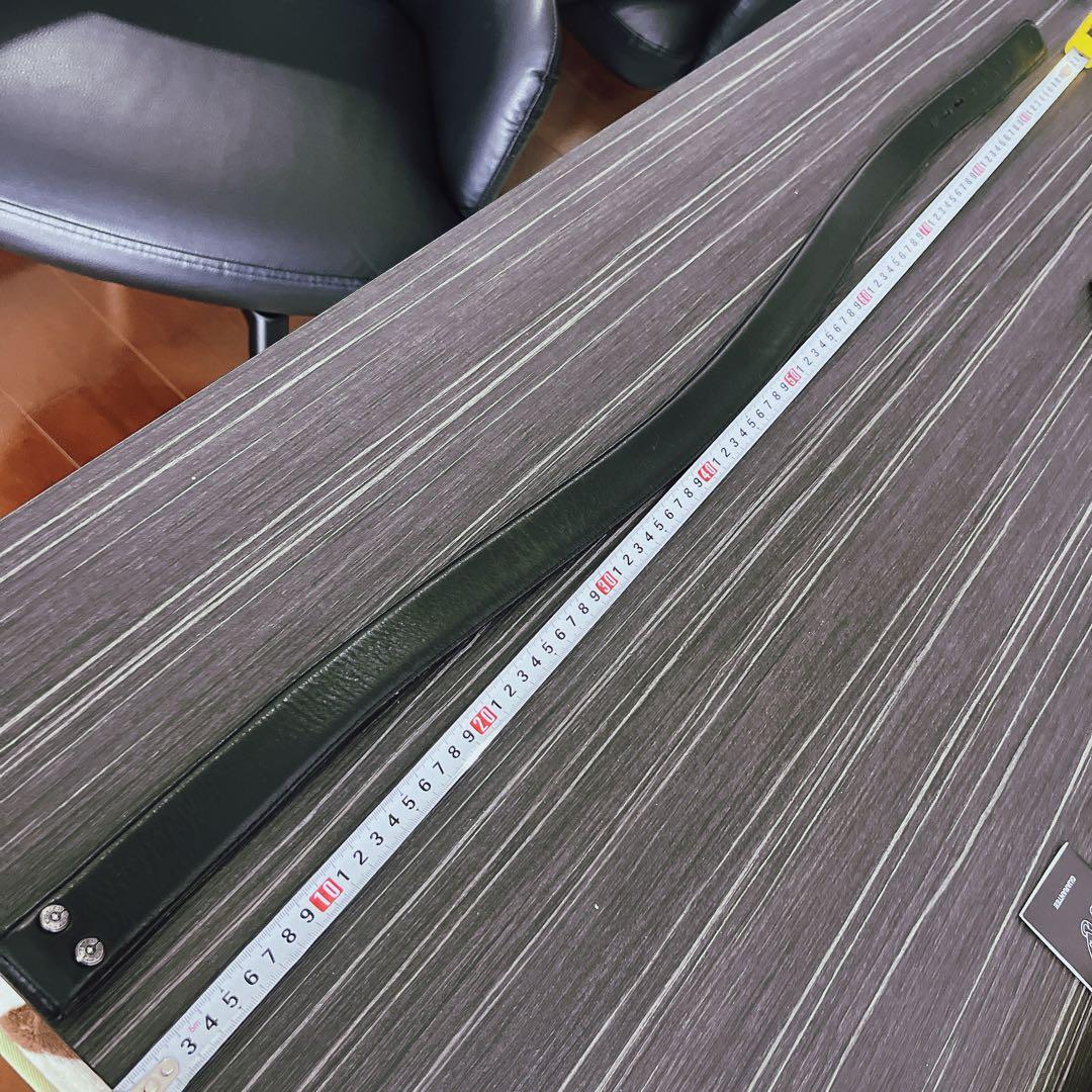 Y クロムハーツ レザーベルト 黒・白・茶