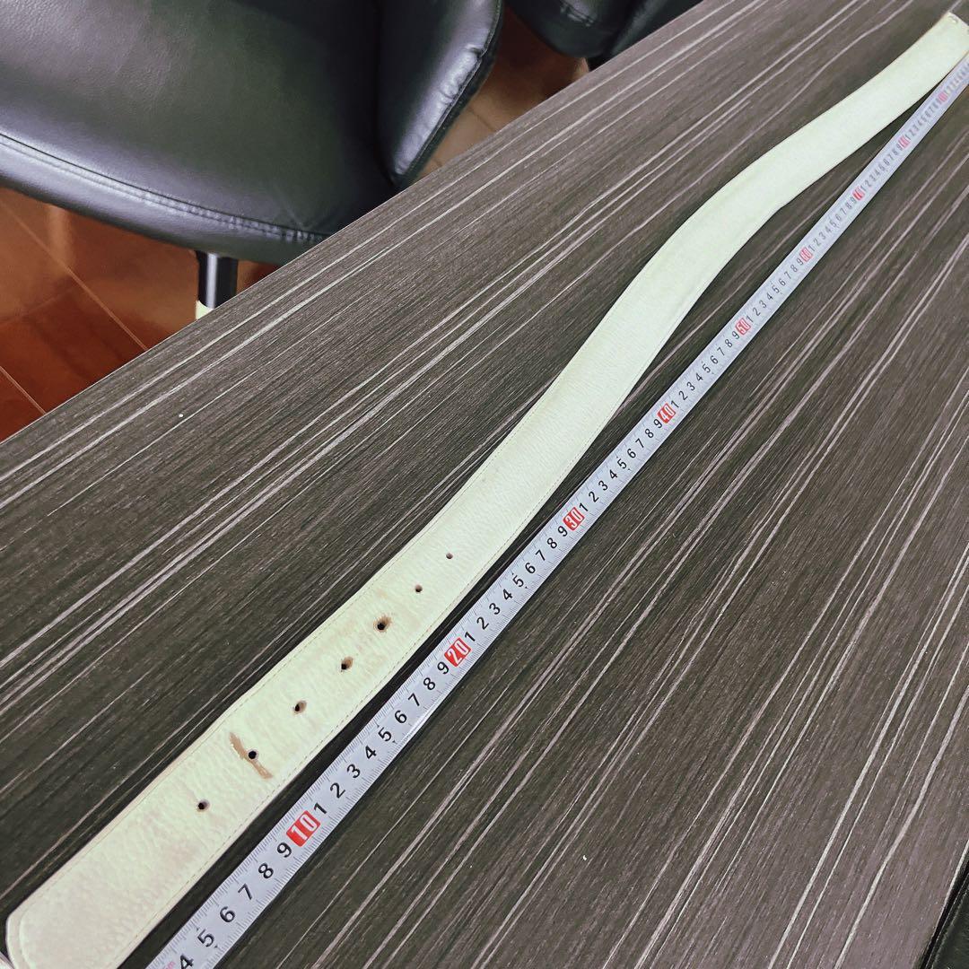 Y クロムハーツ レザーベルト 黒・白・茶