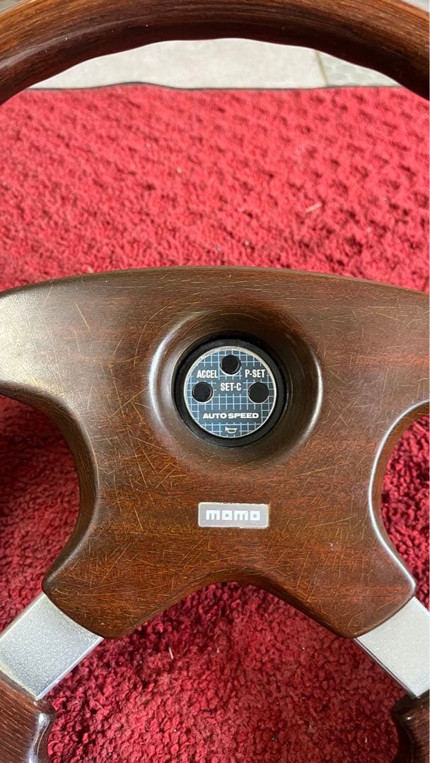 【MOMO】モモ　ステアリング/ウッド調