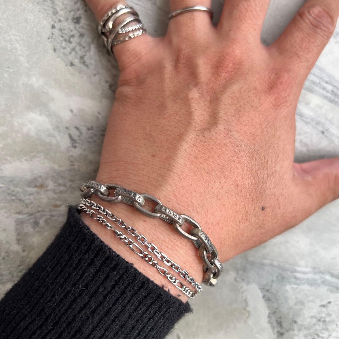 ヴィンテージ VINTAGE オールドクラフト チェーン ブレスレット マンテル