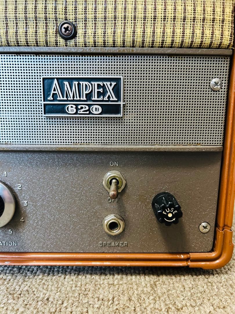 【歴史的逸品】AMPEX 620 真空管アンプ内臓スピーカー 極美