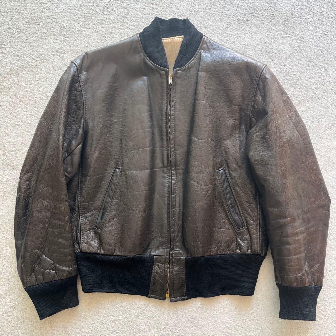 60S 70S ヴィンテージ　レザー　ジャケット