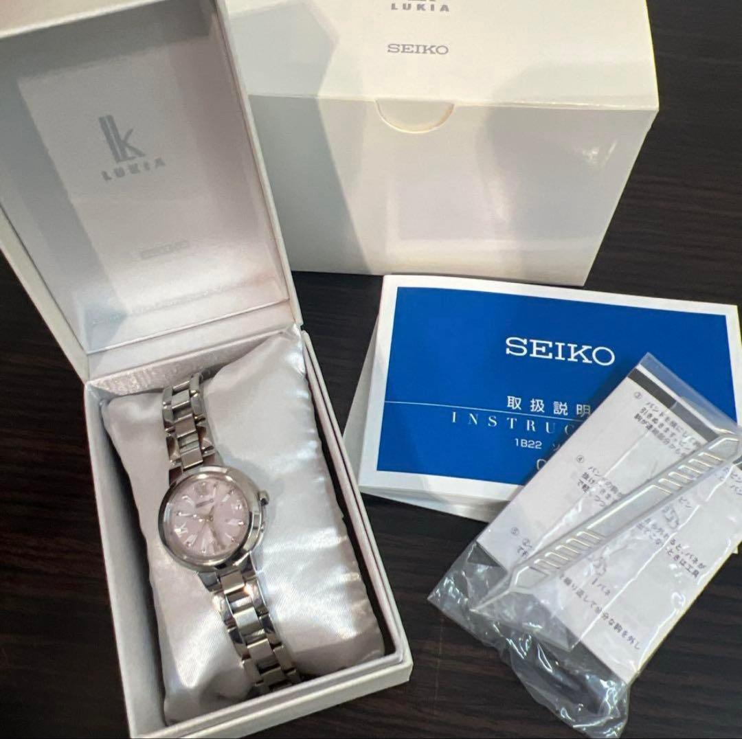 SEIKO ルキア SSVW067 1B22-0BL0 電波ソーラー