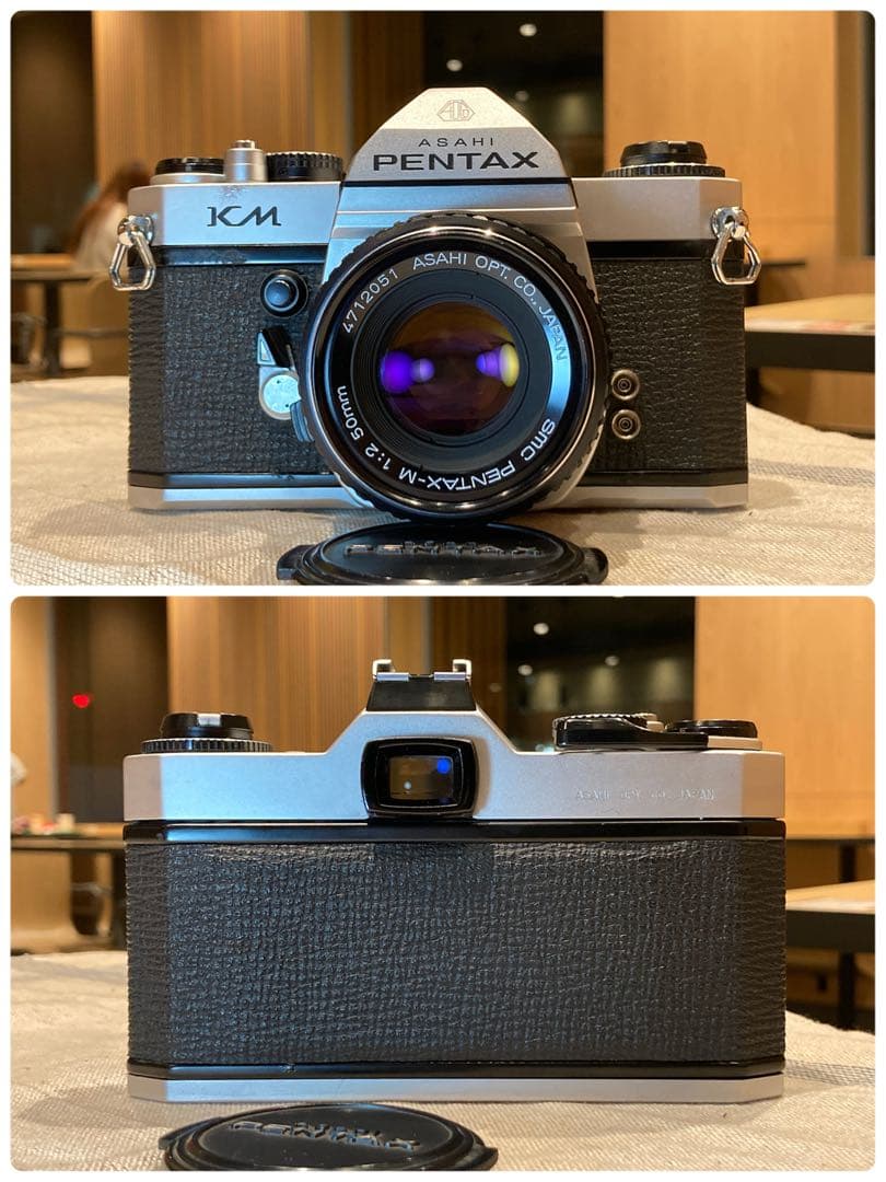 ★完動品＊美品★PENTAX KM／SMC 50mm f2★フィルム入門に！