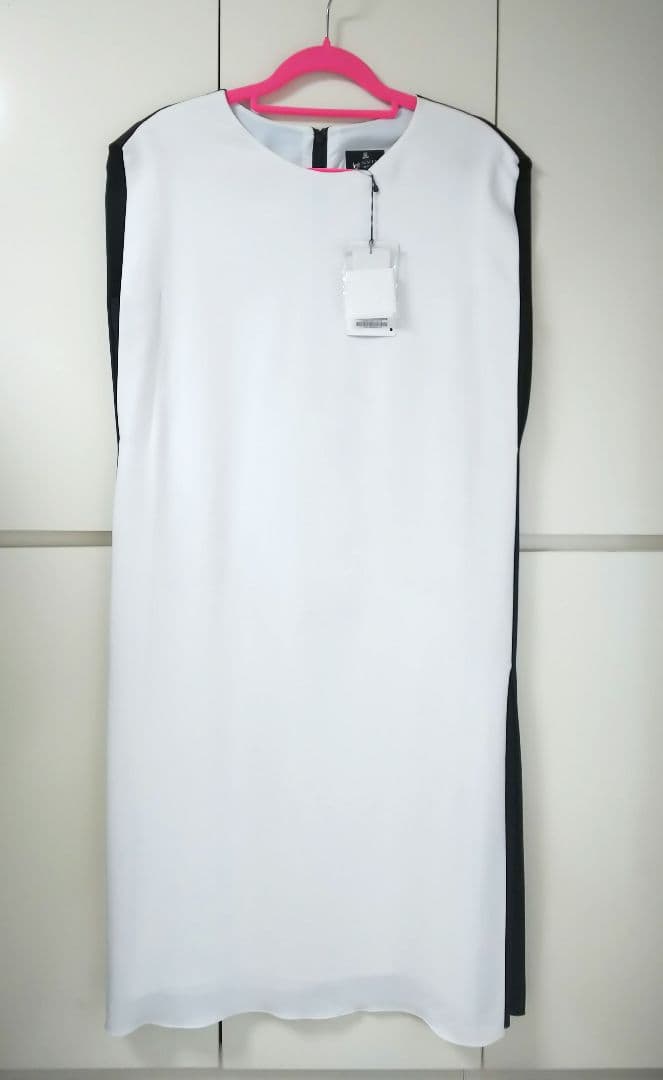 【未使用タグ付】LANVIN collection☆40☆ワンピース バイカラー