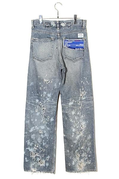 DAIRIKU ダイリク Damage Straight Denim Pants