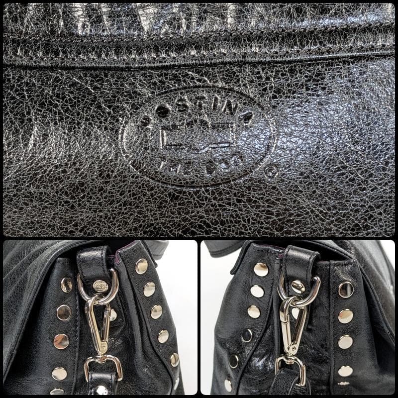 【美品】ザネラート ポスティーナ M 2way ショルダーバッグ ANNI50