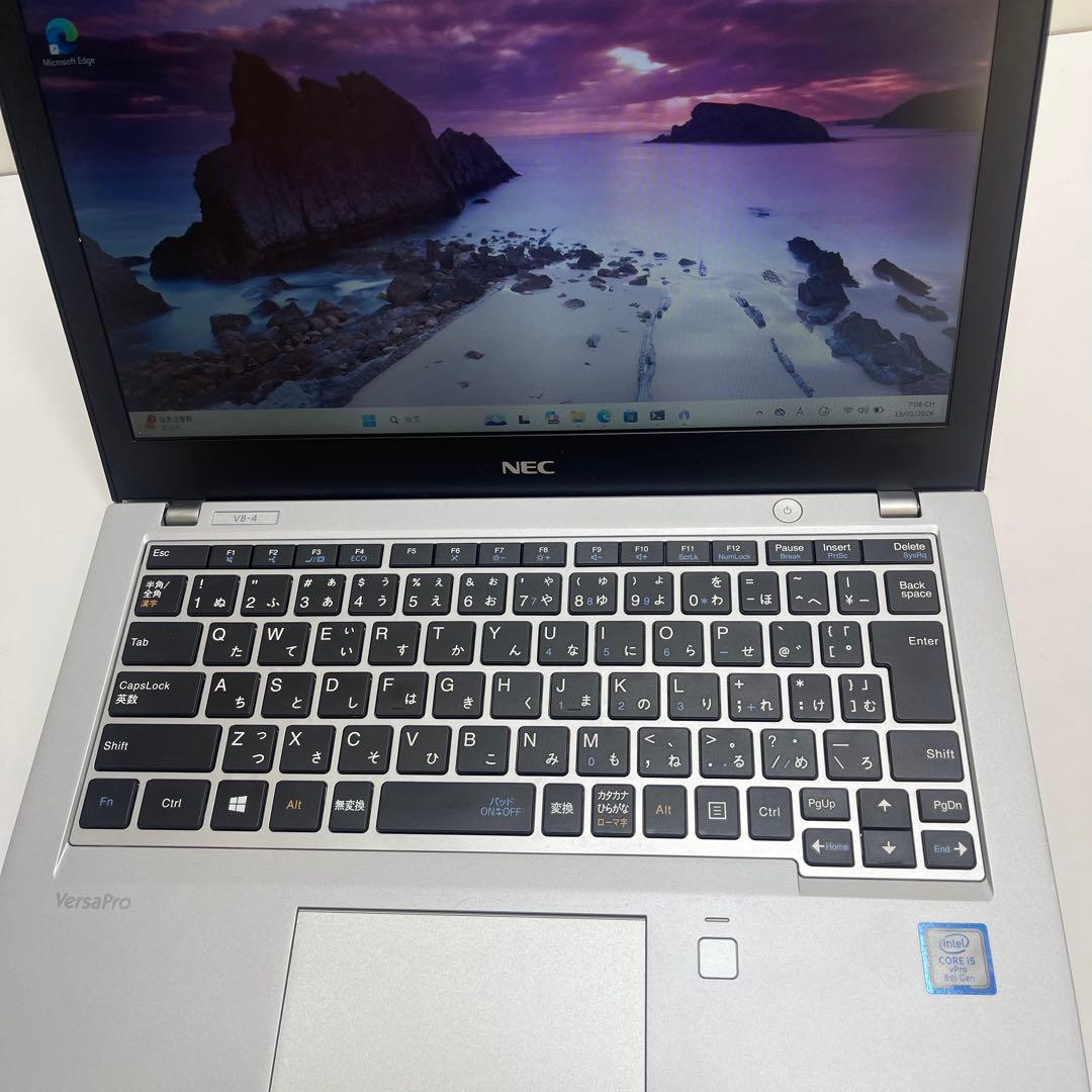 Windowsノート本体 #852 NEC VersaPro VB-4 i5-8350U 8GB 256