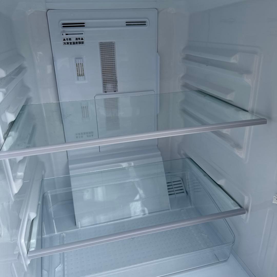 SHARP 冷蔵庫 2ドア つけかえどっちもドア 137L 木目調ホワイト