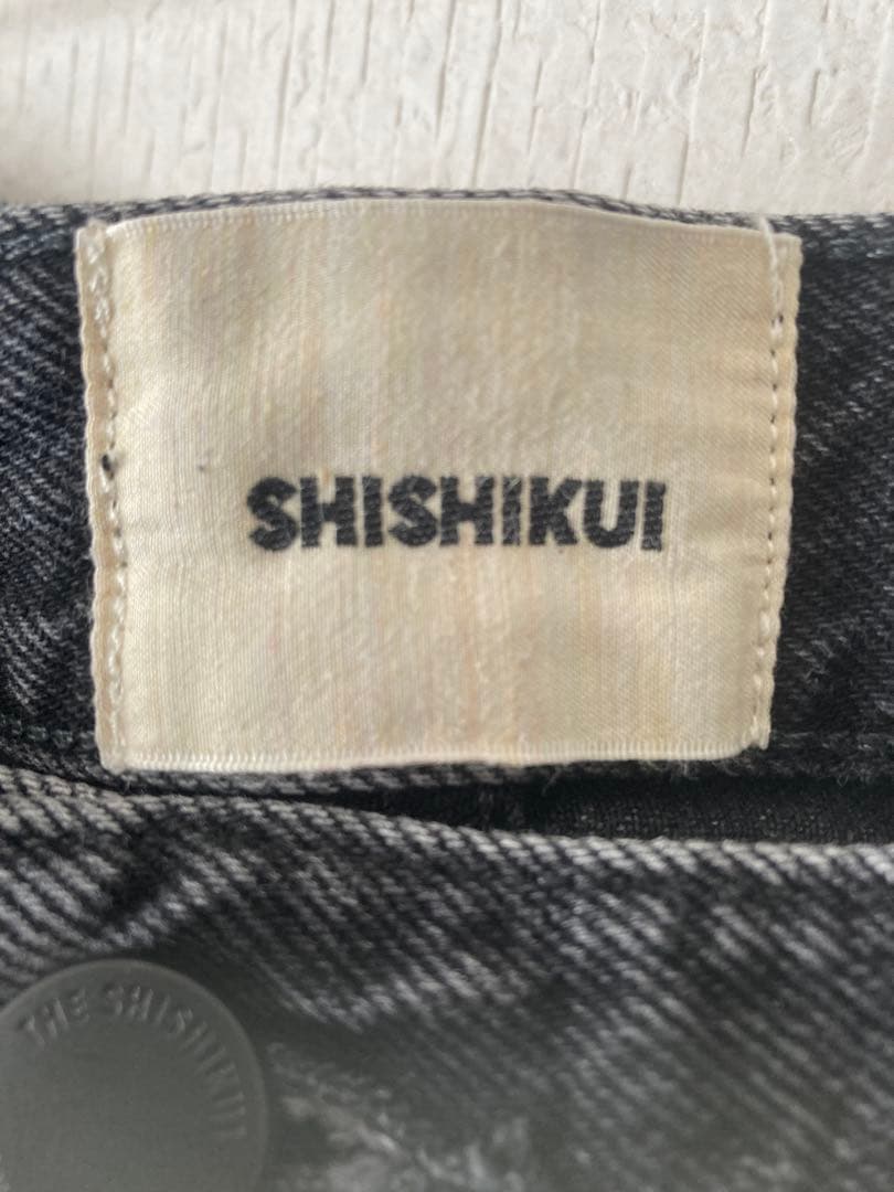 shishikui シシクイ　EASY JEANS ジーンズ　ブラック　42