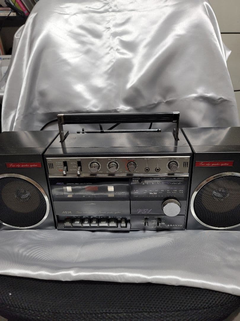 SANYO VS1 ラジカセ 動作確認済み レトロ 小道具