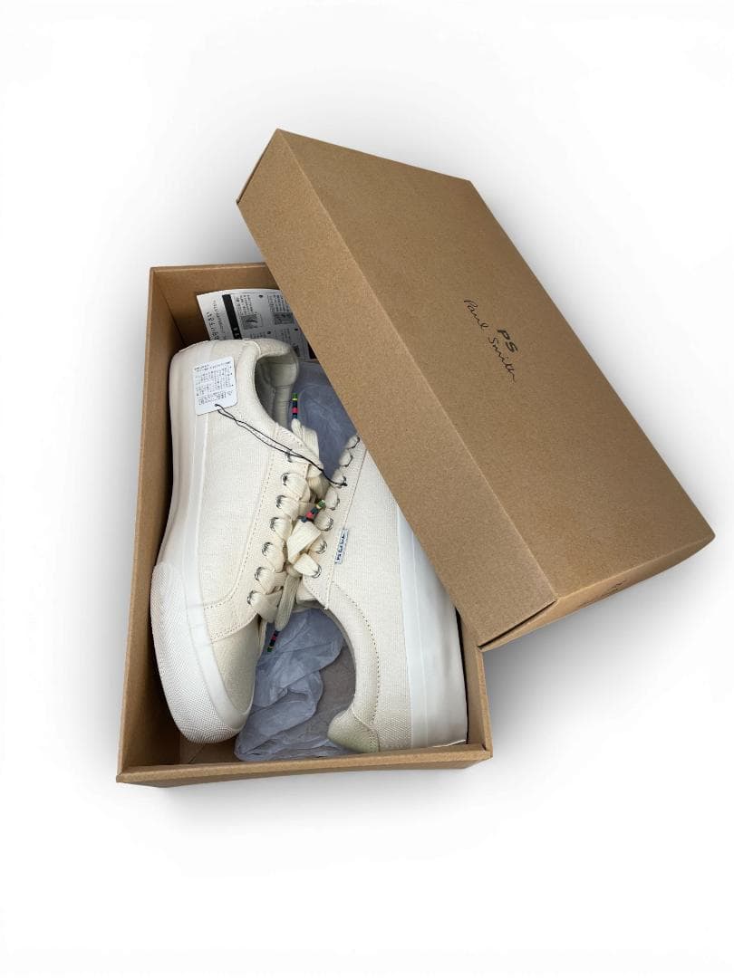 【新品レア】Paul Smith スニーカー AMOS ホワイト 正規品 箱付き