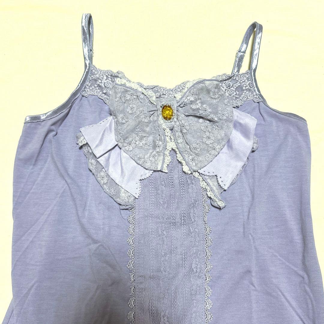 RT-98567　axes femme ビッグリボンキャミソール