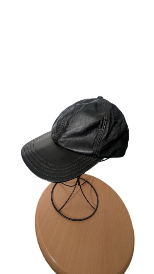 90s NEWYORK HAT レザーキャップ ヴィンテージ