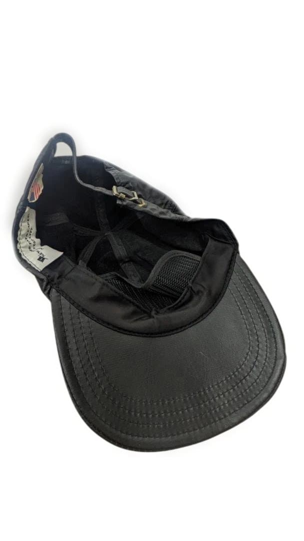 90s NEWYORK HAT レザーキャップ ヴィンテージ