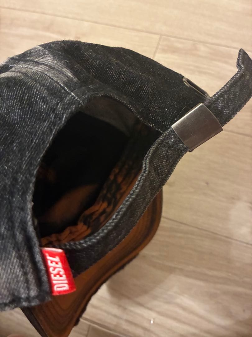 正規品　ディーゼル　キャップデニムロゴ