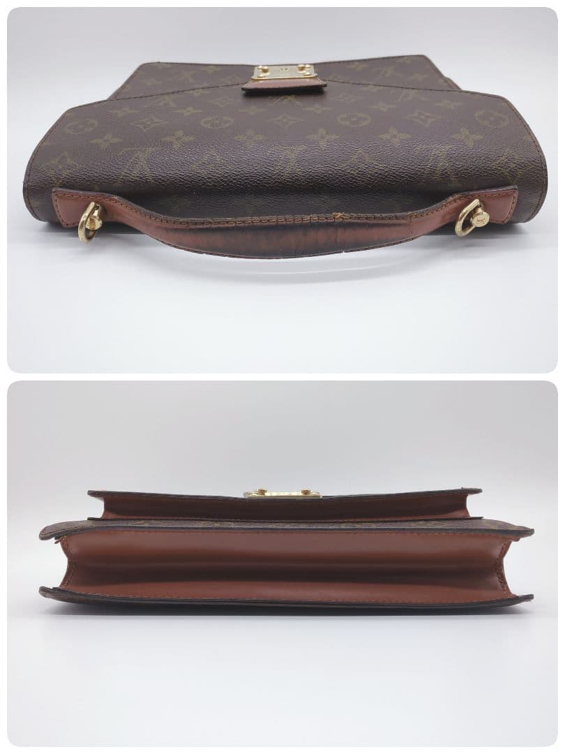 【入手困難・良品】ルイヴィトン☆モノグラム ブリーフケース モンソー28