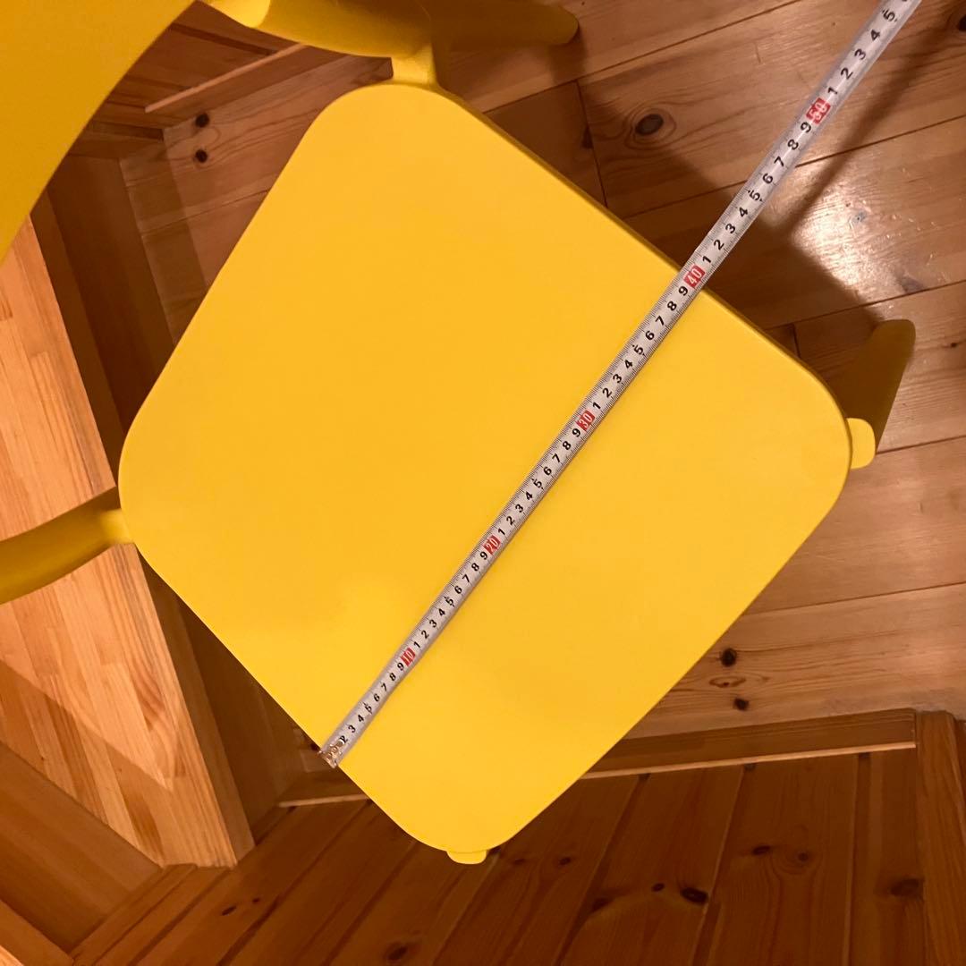 ◉美品◉ IKEA JANINGE チェア イエロー FRP 北欧　【ヤニンゲ】