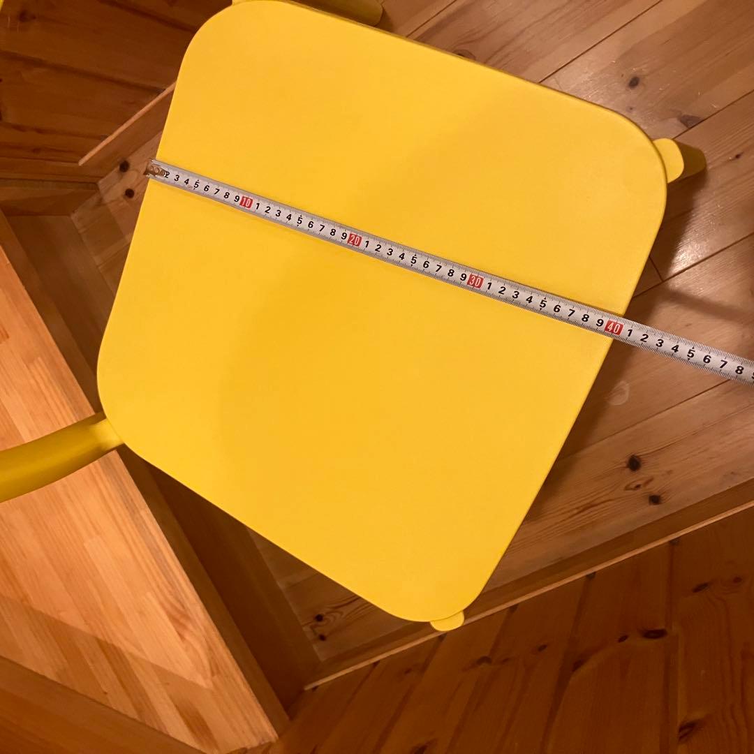 ◉美品◉ IKEA JANINGE チェア イエロー FRP 北欧　【ヤニンゲ】