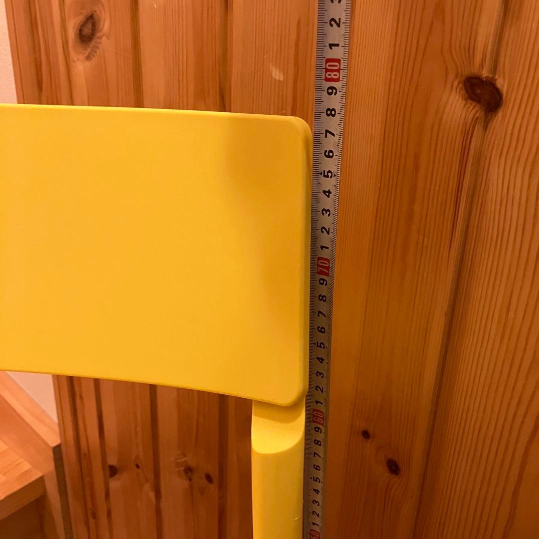 ◉美品◉ IKEA JANINGE チェア イエロー FRP 北欧　【ヤニンゲ】