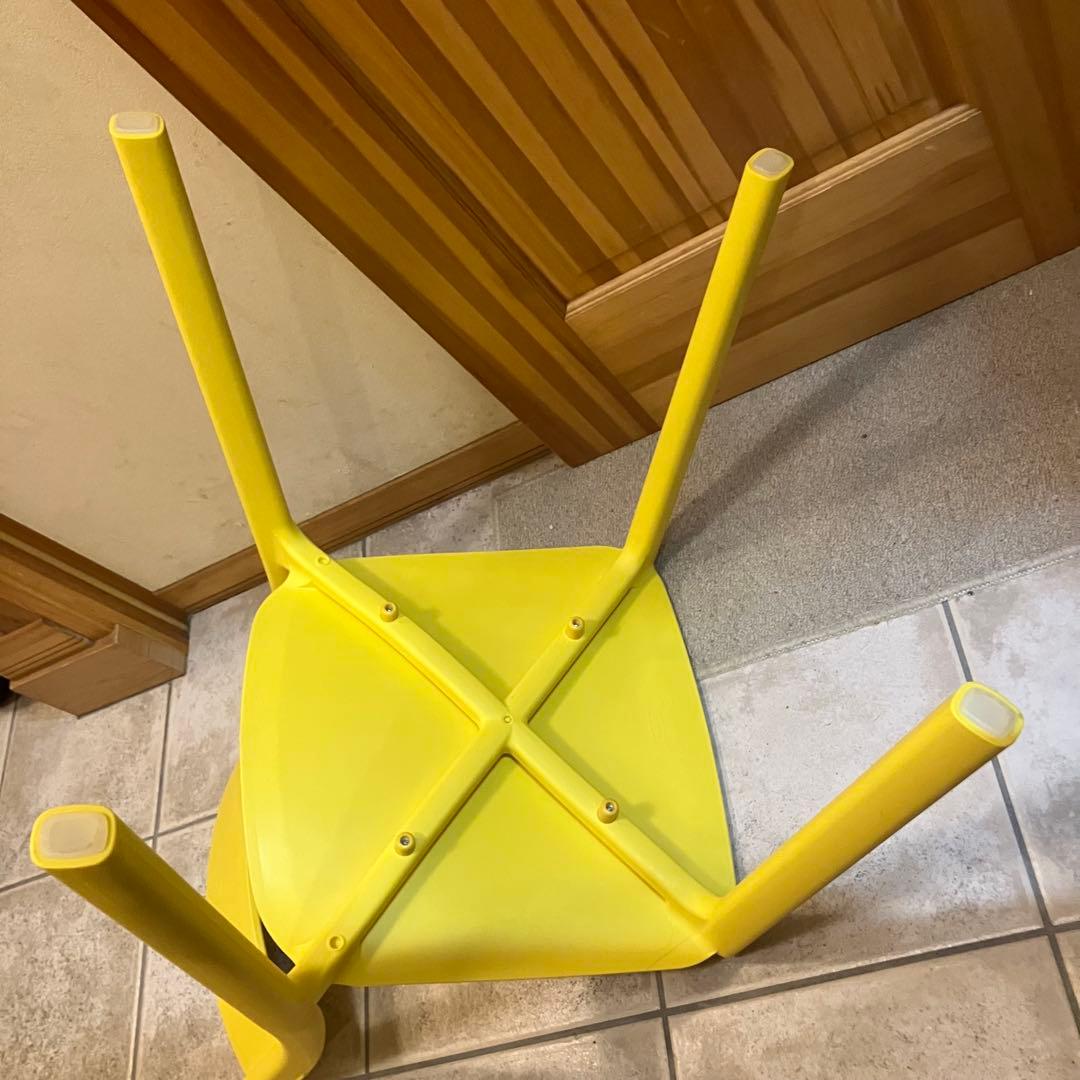 ◉美品◉ IKEA JANINGE チェア イエロー FRP 北欧　【ヤニンゲ】