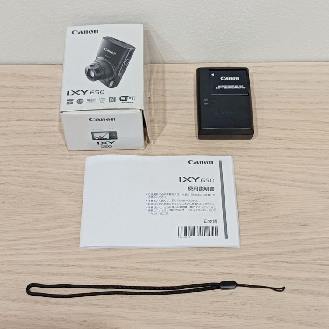 美品 動作確認済 Canon IXY 650 Wi-Fi搭載 デジカメ シルバー