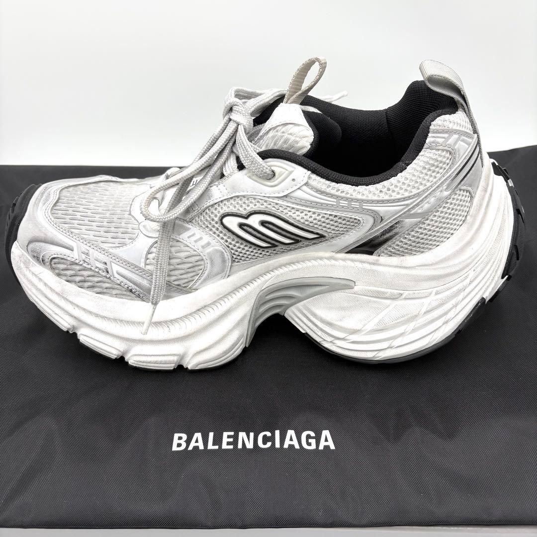 現行✨️BALENCIAGA 10XL 26.5cm 792779 グレーホワイト